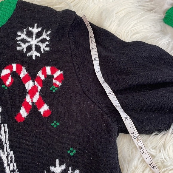 Star Wars Disney black green darth Vader ugly Christmas holiday sweater unisex L - Picture 12 of 16